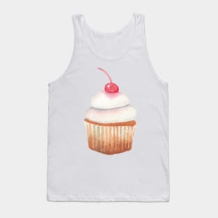 cupcake watercolor Tank Top